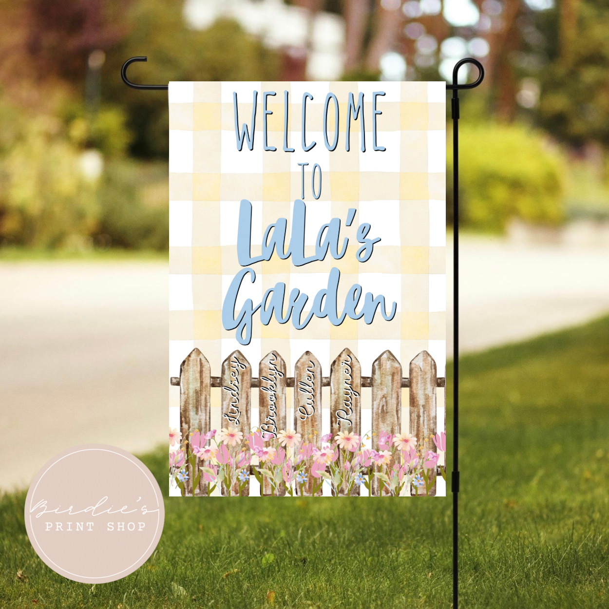 Welcome to Grandparents Garden Flag