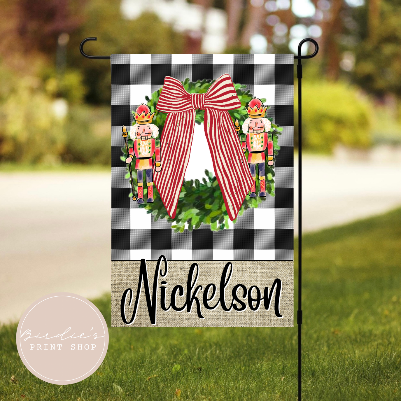 Christmas Garden Flag