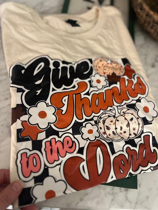 LASTIE - Give Thanks to the Lord Tee, M